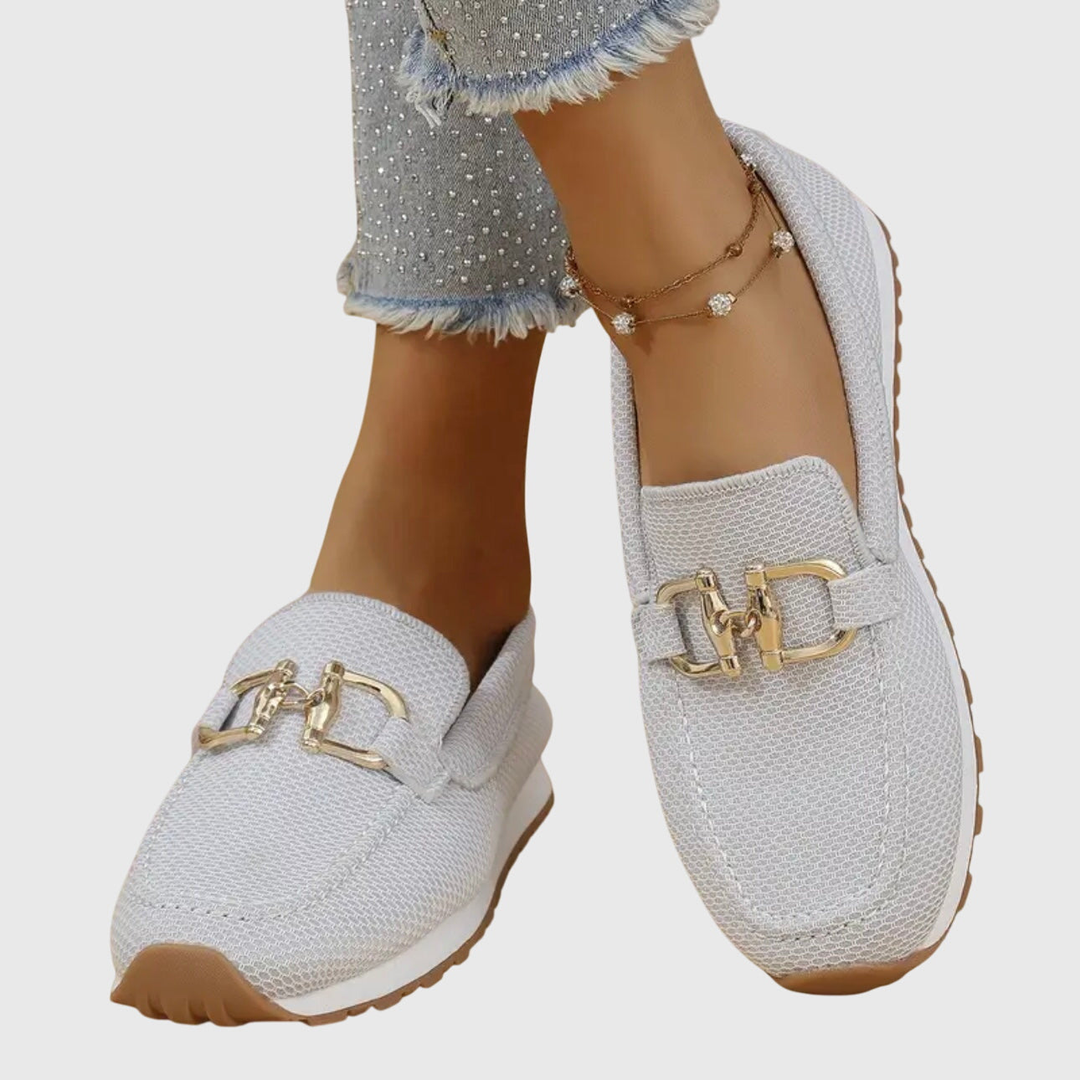 DELACROIX | Michèle Knit Flatform Slip-Ons