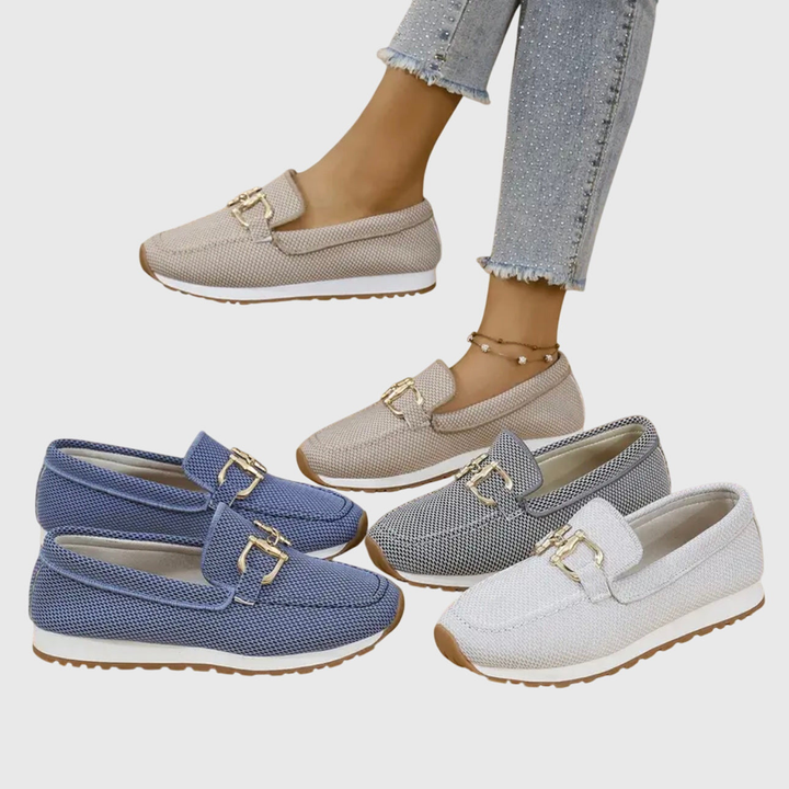DELACROIX | Michèle Knit Flatform Slip-Ons
