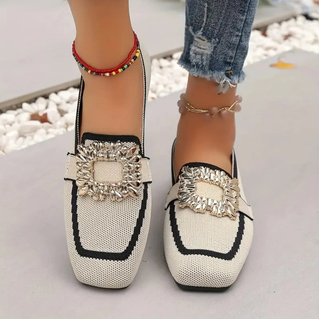 Manon Embellished Knit Mules