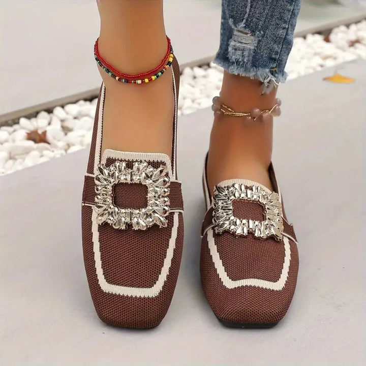 Manon Embellished Knit Mules