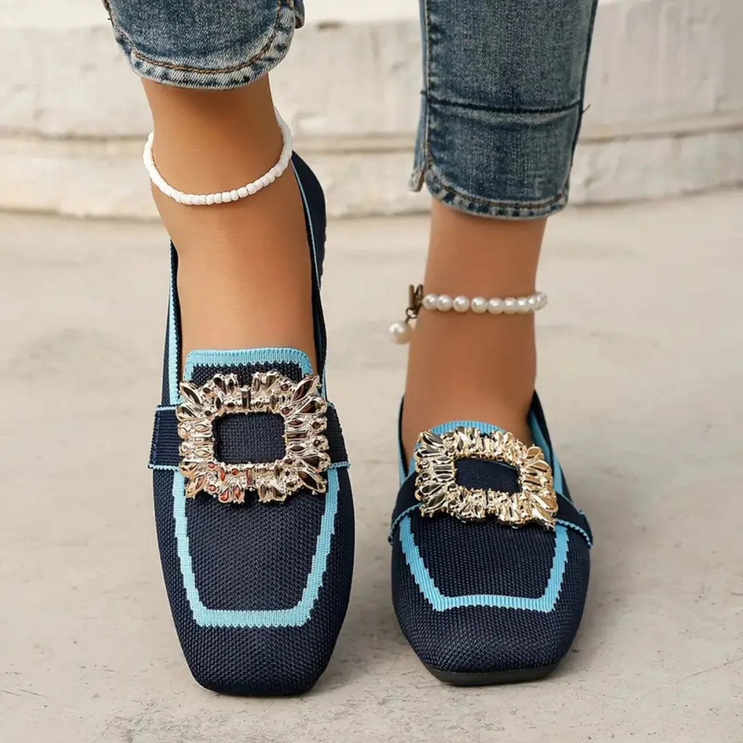 Manon Embellished Knit Mules