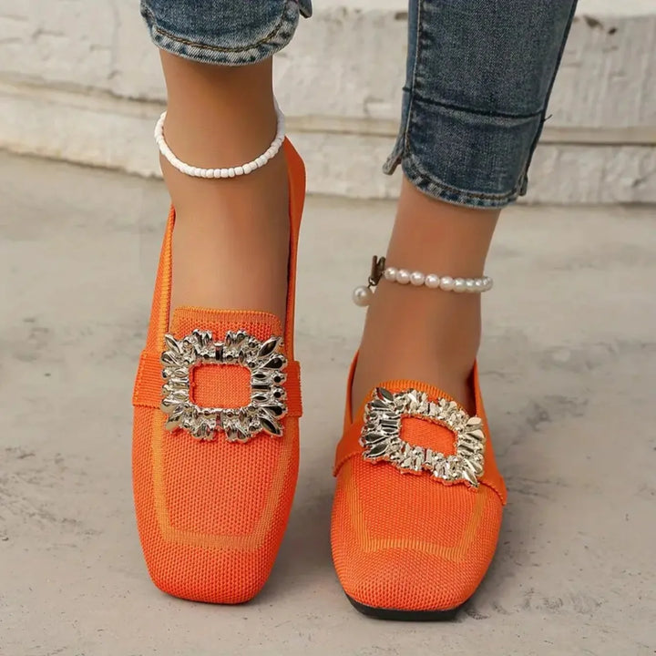 Manon Embellished Knit Mules