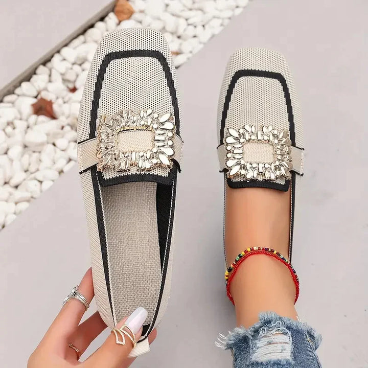 Manon Embellished Knit Mules