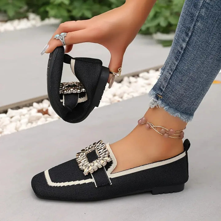 Manon Embellished Knit Mules