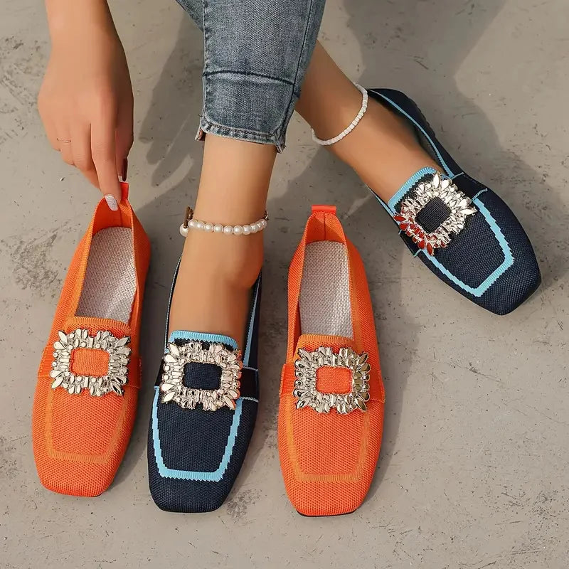 Manon Embellished Knit Mules