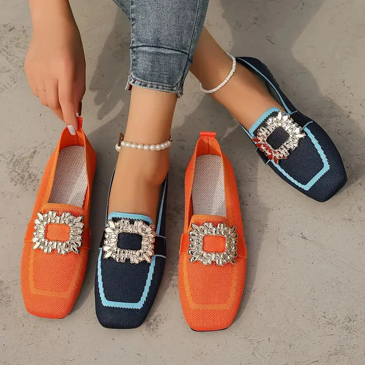 Manon Embellished Knit Mules