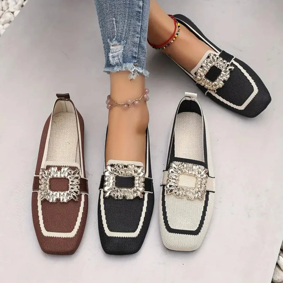 Manon Embellished Knit Mules