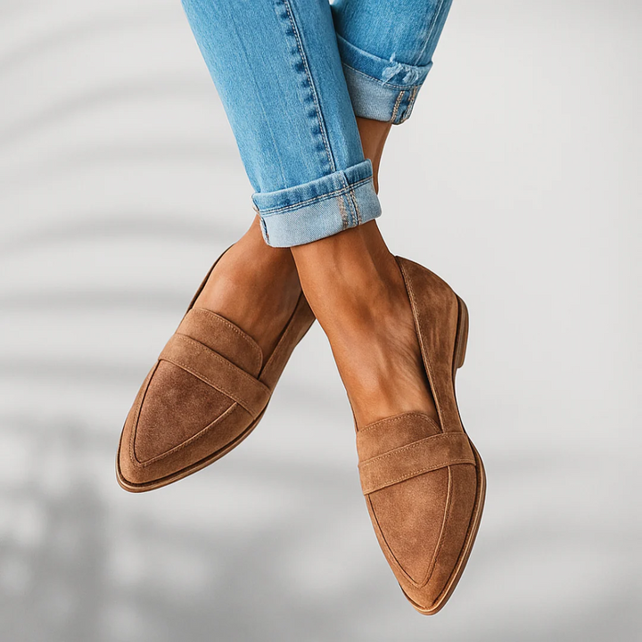 DELACROIX | Christine Soft Pointed Ballerinas