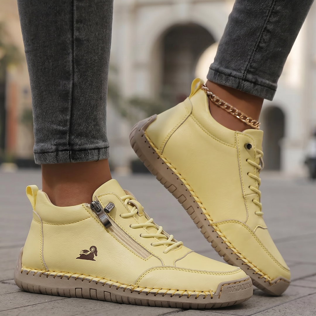 Mila – Comfortable Orthopaedic Trainers + Zip